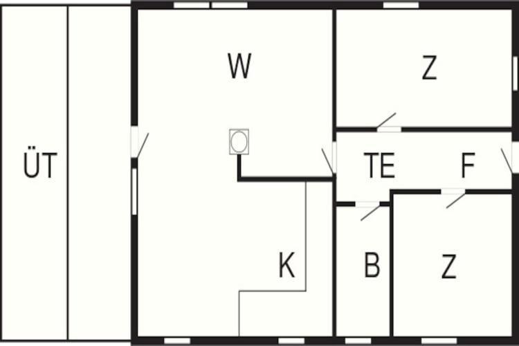 5 Person Holiday Home In R M Kongsmark 外观 照片